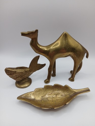 Vintage brass animal - brass,