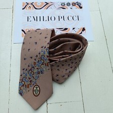 Emilio PUCCI 100% Pure Silk Vintage Neck Tie - Excellent Condition
