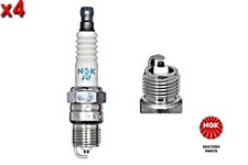 4x Spark Plug NGK Fits BEDFORD