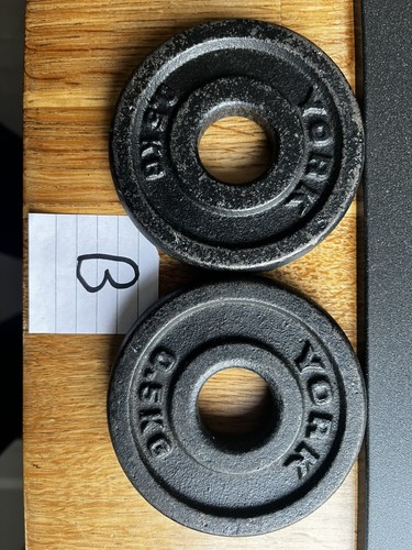York cast iron weight plates - weight, 2
