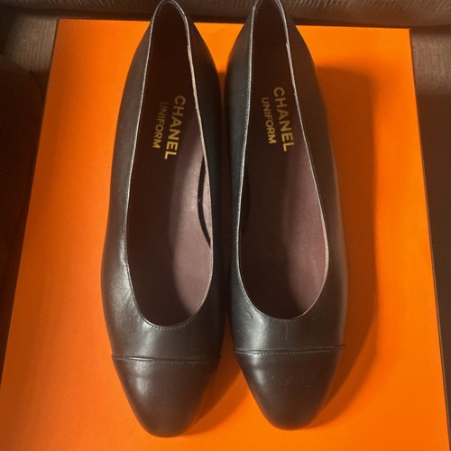 Chanel black ballerina size - black,