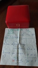 OMEGA CONSTELLATION 1961 FAMILY OWNED FROM NEW WITH PAPERWORK AND BOX