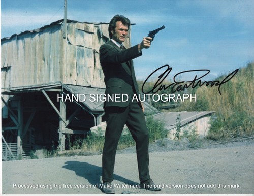 Clint eastwood autographed - clint,