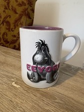 Disney Store Exclusive Eeyore (Pooh) Large Coffee, Tea Mug, VGC, Used, 3D Print