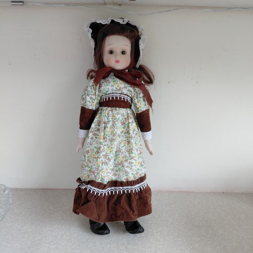 Vintage porcelain doll - vintage,