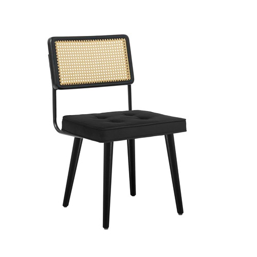 Wood rattan dining chairs - rattan,