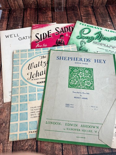 Vintage sheet music booklets - sheet,