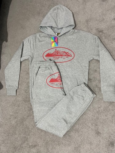 Grey and red cortiez - and, tracksuit