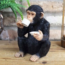 Monkey Figure Drinking Tea or