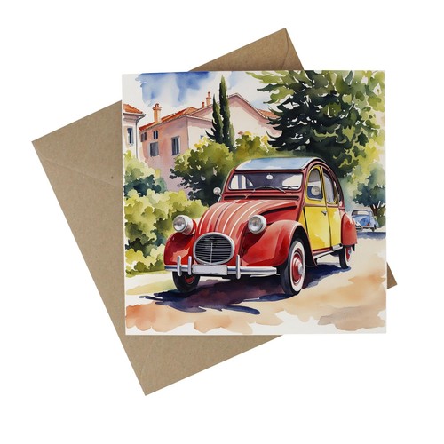 Classic french 2cv car - classic,