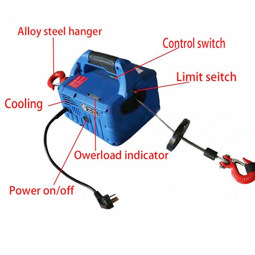 Electric winch 990lb portable - electric,