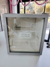 Husky KuleKube Stella Artois Countertop Beer Fridge Drinks Cooler Silver 46Litre