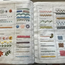 Diy embroidery stitch book - stitch,