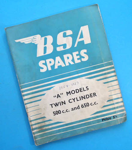 1954 bsa motorcycle spares - bsa,