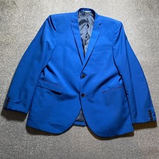 Next Men's Blue Slim Fit Wool