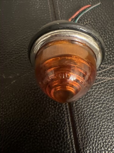 Vintage indicator glass orange - vintage,