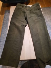 Hoggs Of Fife Moleskin Trousers Olive W36 L31 heavy Farm Country Hunting Winter