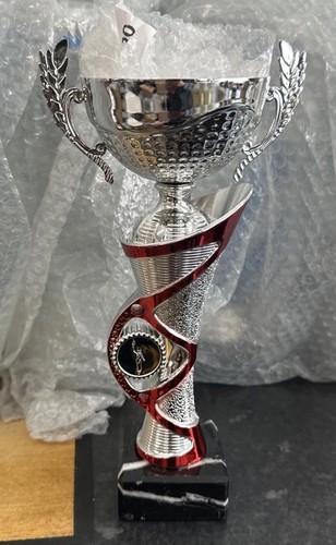 Red silver trophy - /, cup