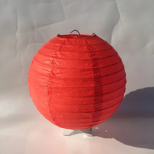 30cm white paper - white, lampshade