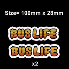 2 X BUS LIFE LOGO - CAR VAN