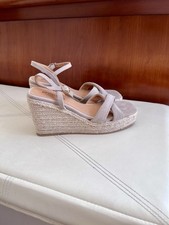 PHILIP HOG New Designer Sand Suede Sandals-UK 6/EU 39-NWT-RRP £135