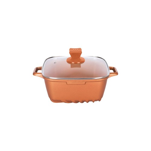 Nea square stockpot - nea, die-cast