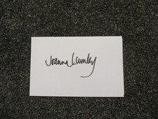 Joanna Lumley (Agatha Christie's Marple) hand signed photo - RARE