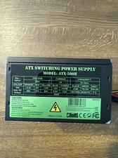 PSU ATX PC CIT ATX-500B 500W PSU PC Power Switching Supply 12cm Silent Fan OEM