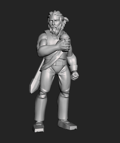 Beardy dude dark realms 28mm - beardy,