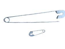 2 Quirky Very Large Safety  Pins / Great Prop /  Craft Room /Laundry Room Decor