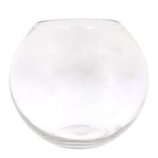 Decorative Round Glass Flower Vase Fish Bowl Balloon Centerpiece Wedding 20cm(D)