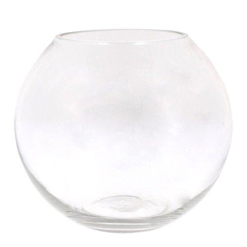 Decorative round glass flower - decorative,