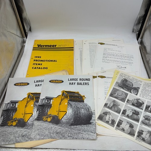 1982 vermeer dealer literature - 1982,