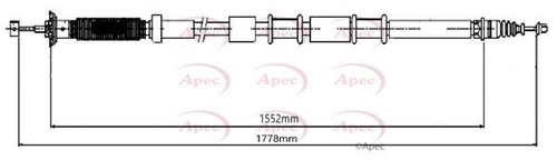 Apec rear brake - rear, for