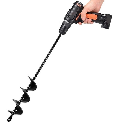 Auger spiral drill bit - bit, post
