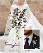 Silk Rose,  peony,  Cascading