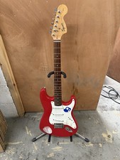 Squier Strat Affinity Electric Guitar Red 2000s  China – Tested