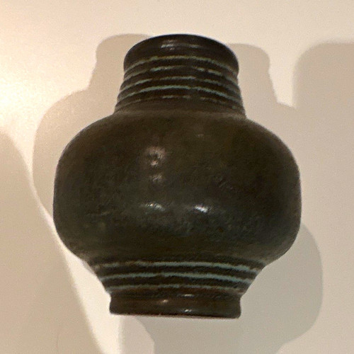 Unmarked swedish ceramic vase - unmarked,