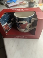 Foxwood Mug And Coaster Set - Winter Eve