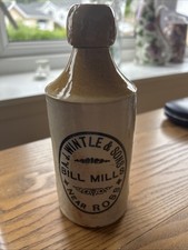 Aj Wintle & sons, Bill Mills Near Ross, Salt Glazed Stoneware Bottle