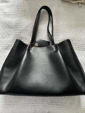 Large Black Tote Bag Zara BNWOT