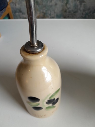 Vintage hand painted ceramic - hand-painted,