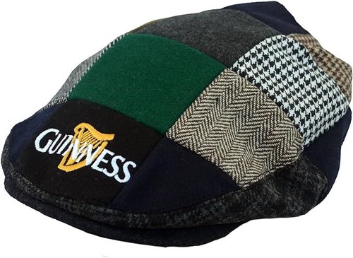Guinness patchwork flat cap - guinness,