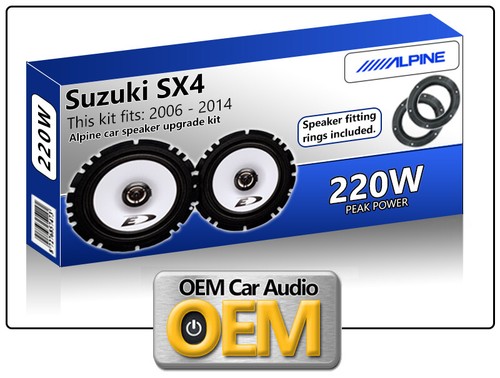 Suzuki sx4 front door - door, speakers