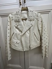 Zara Zip Moto Biker Faux