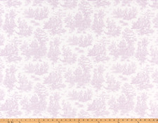 Jamestown Orchid Premier Prints 7oz Cotton Canvas Fabric Purple French Toile