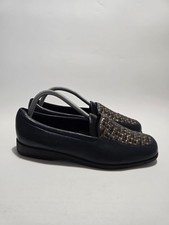 Flat navy leather court - k,