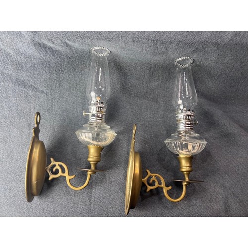 Vintage brass wall - brass,