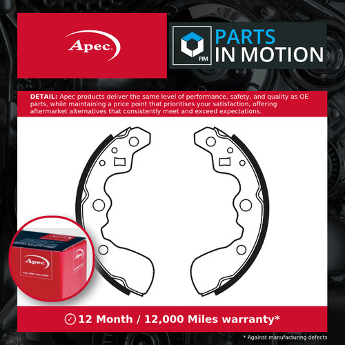 Brake shoes set shu515 apec - brake,