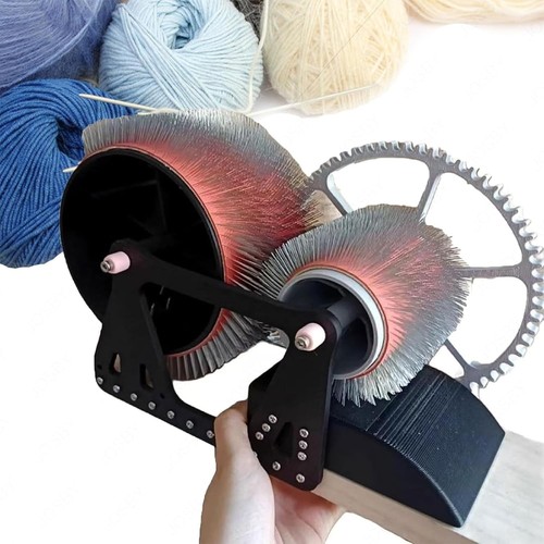 Hand crank wool carding - hand-crank,